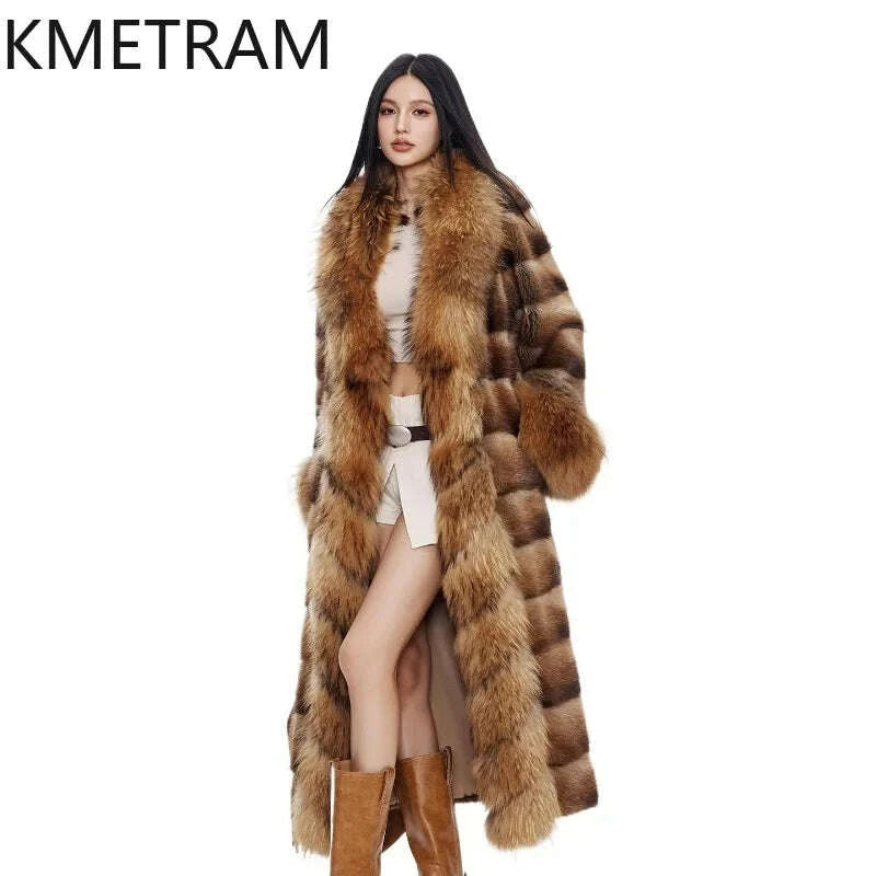 kmetram-natural-muskrat-fur-coat-woman-luxury-long-real-fur-jacket-raccoon-dog-fur-collar-winter-coats-women-clothing-2025-шубаkimludkimlud-35569353