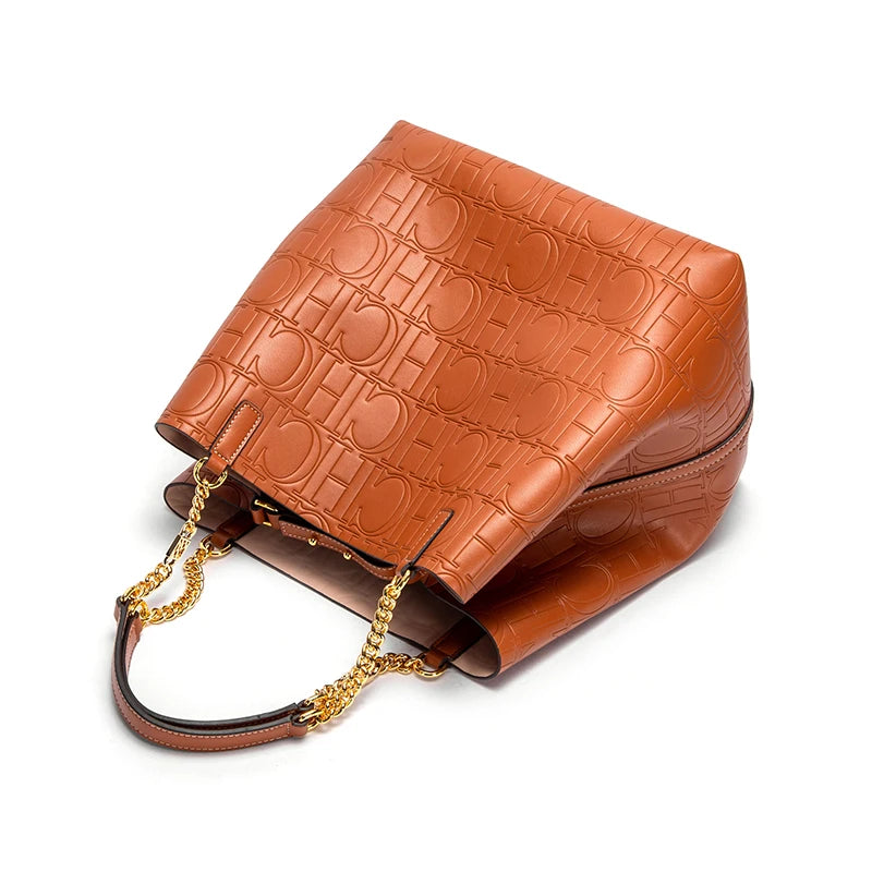 PU Leather Shoulder Bag Casual Large Capacity — Black | KIMLUD