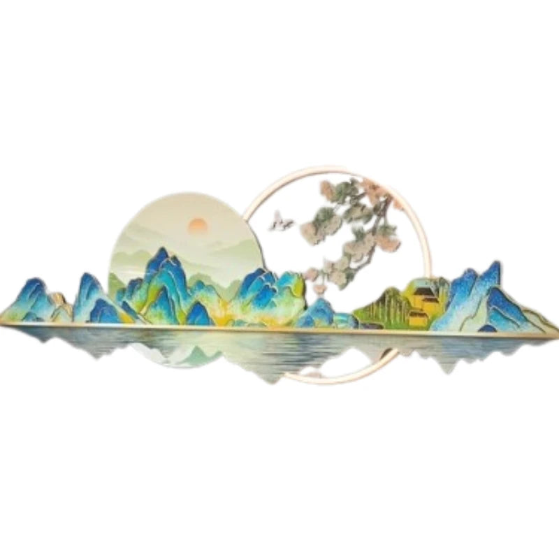 Chinese Style Led Clock Wall Luxury High Quality Romantic Creative Fashion Clock Wall Living Room Reloj De Pared Decoration