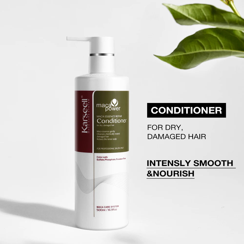 Collagen Argan Hair Care Set For Dry Damaged Hair — White | KIMLUD