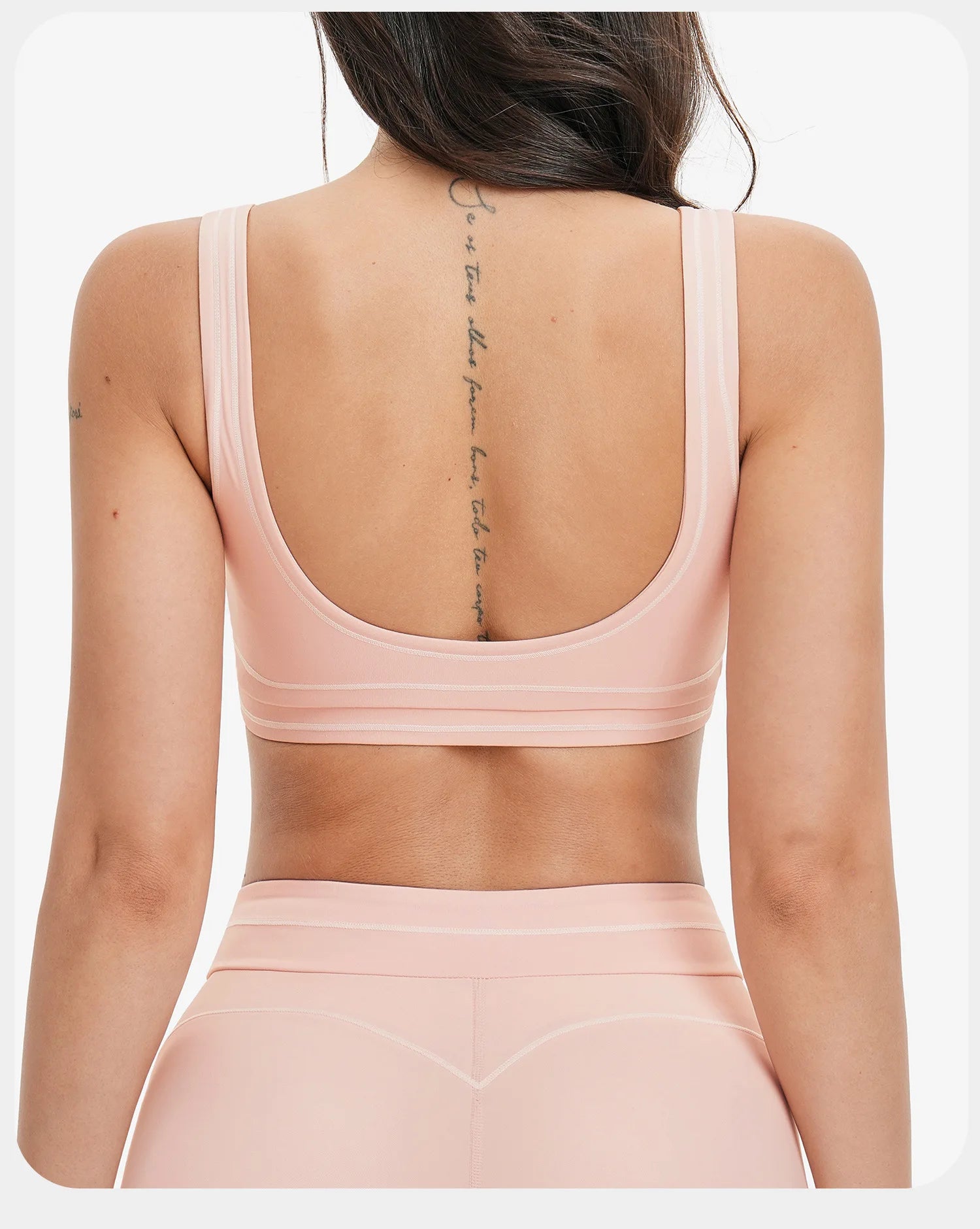 Breathable Yoga Sports Bra Color-Contrast — Multicolor | KIMLUD