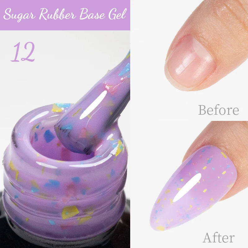 Reflective Glitter Gel Nail Polish Multidimensional Holographic Sparkle, UV-Curable Finish — Pink Lilac | KIMLUD