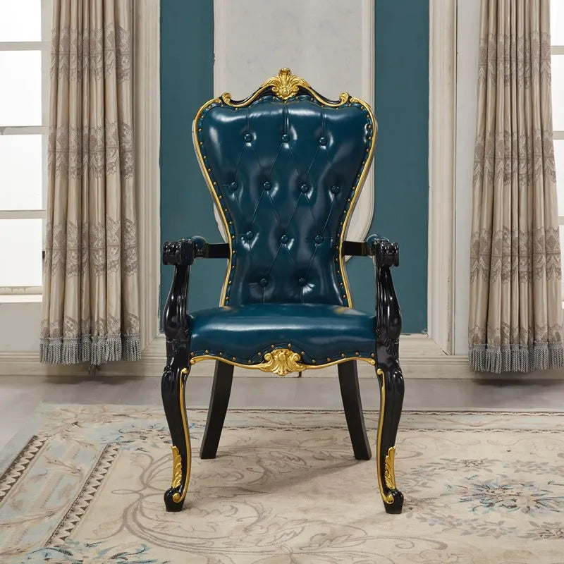 Leather Throne Lounge Chair Diamond-Tufted — Blush Pink | KIMLUD