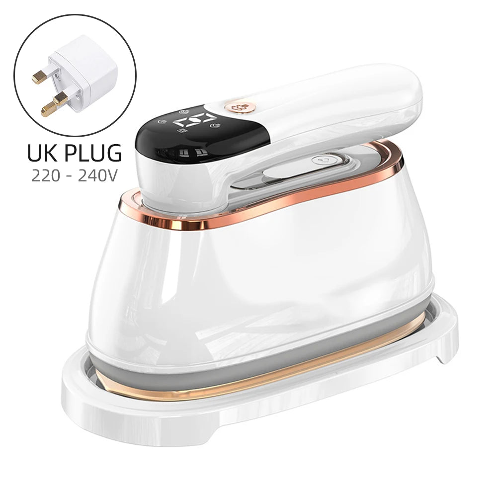 KIMLUD, 1200W Small Hand Holding Ironing Machine Iron Machine Household Steam 4Gear Portable Hanging Ironing Machine Steam iron, UK PLUG, KIMLUD APPAREL - Womens Clothes