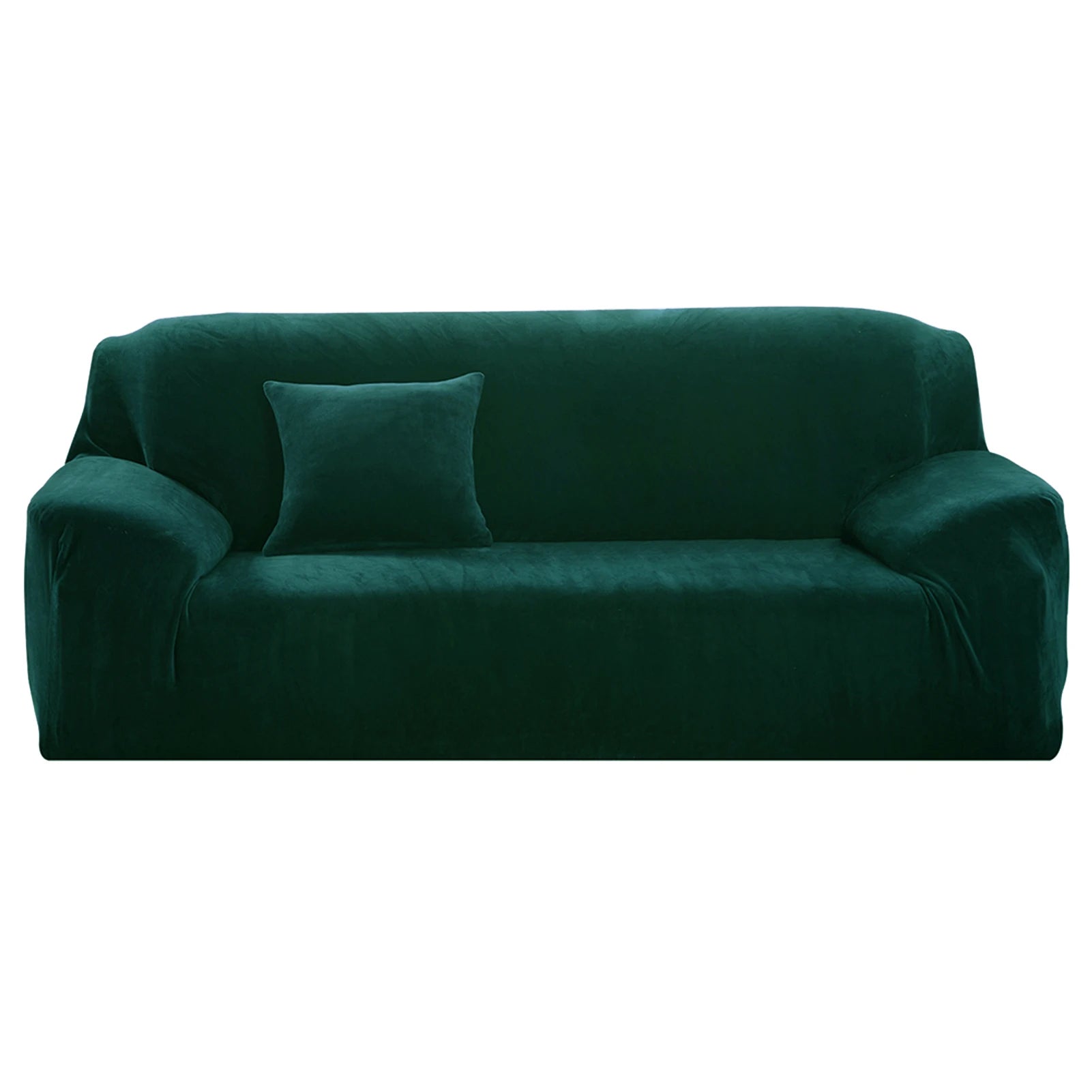 Velvet Sofa Cover Elastic Thick L Shaped Corner Sofa Slipcover for Living Room 1/2/3/4 Seater Stretch Cover for Couch Armchair