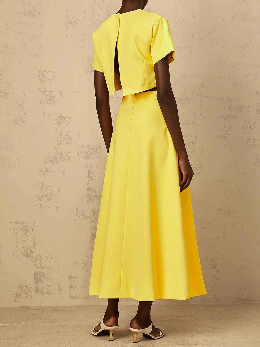 vgh-spliced-appliques-two-piece-set-for-women-o-neck-short-sleeve-top-high-waist-a-line-temperament-skirt-outfits-female-fashionkimludkimlud-35578730