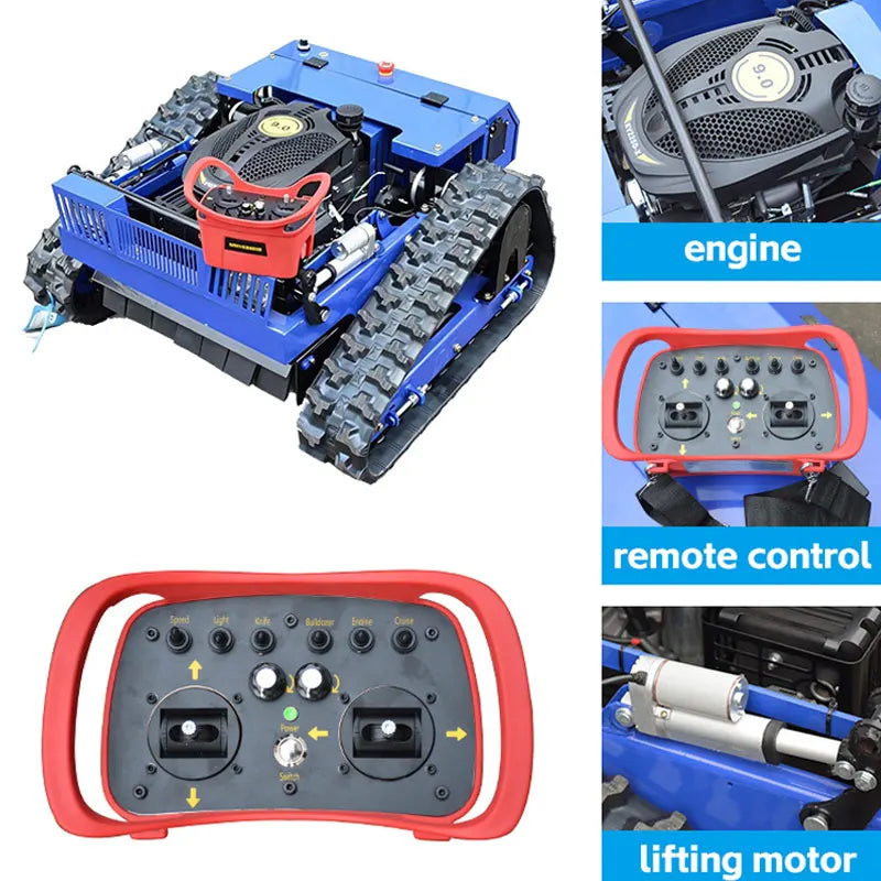 Robotic Lawn Mower – Wireless Remote Control – All-Terrain | KIMLUD