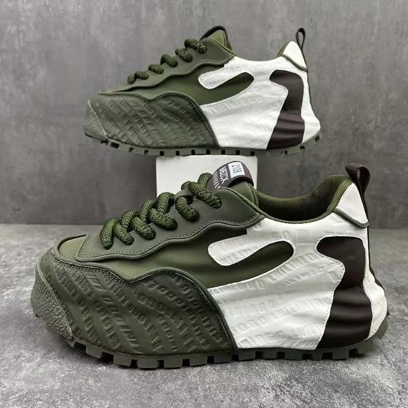 Casual Sneakers – Height Increasing – Faux Leather | KIMLUD