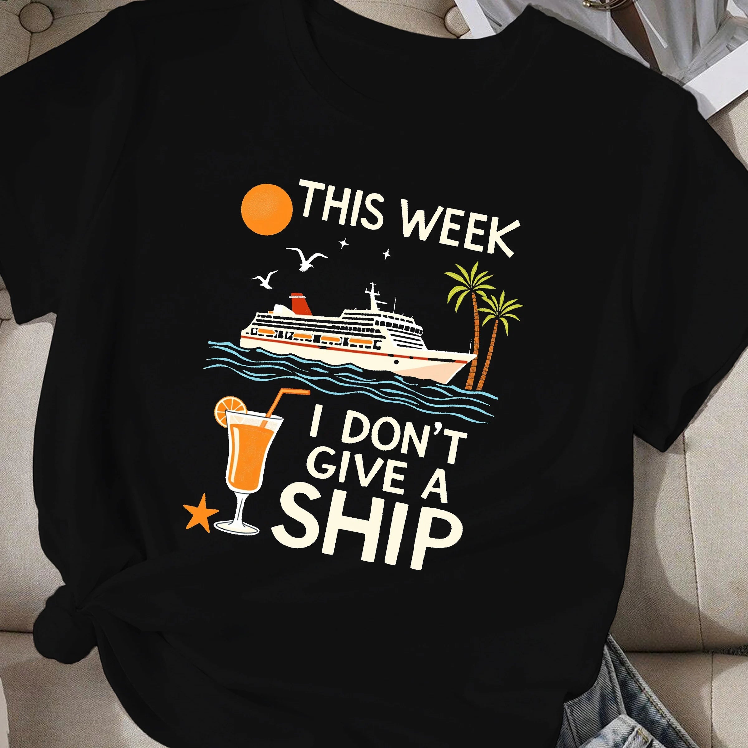 cruise ship  women's comfit t-shirt