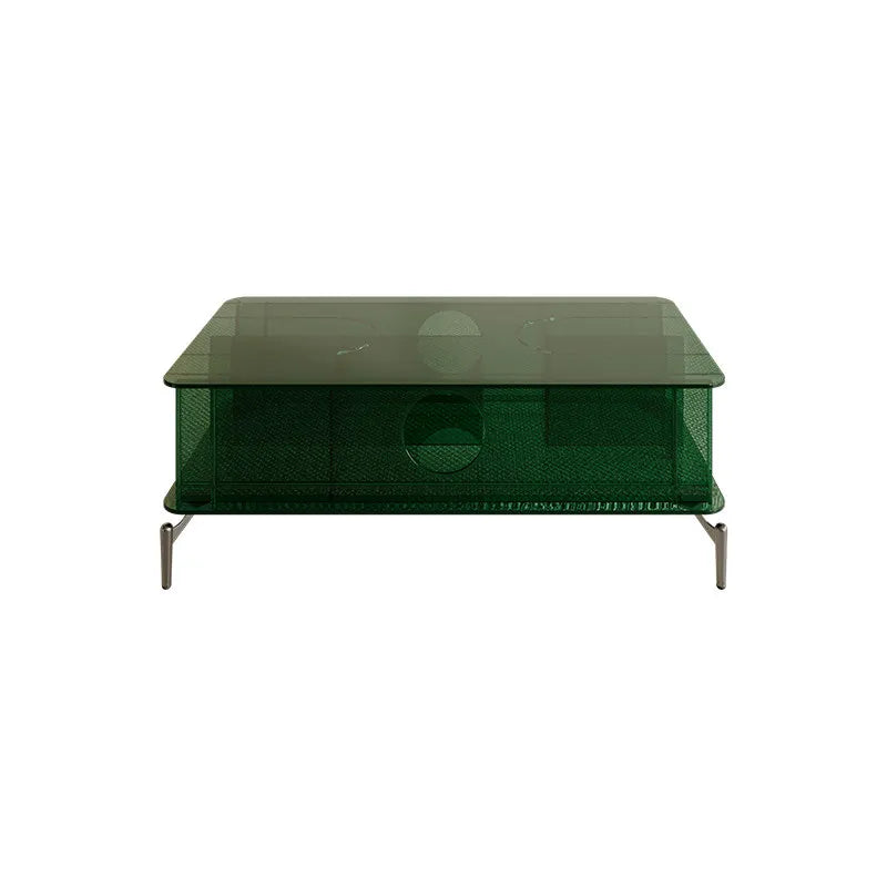 Multifunctional Modern TV Stand With Drawers And Cabinets — Amber Brown | KIMLUD
