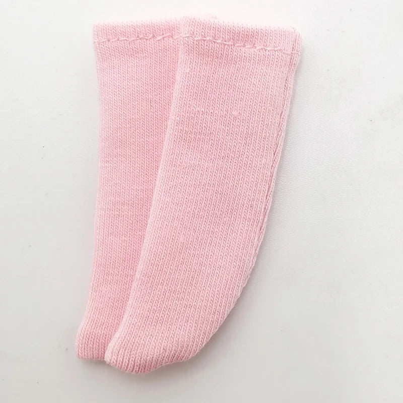 Cloth Socks For Blythe Doll Long Stockings — Black | KIMLUD