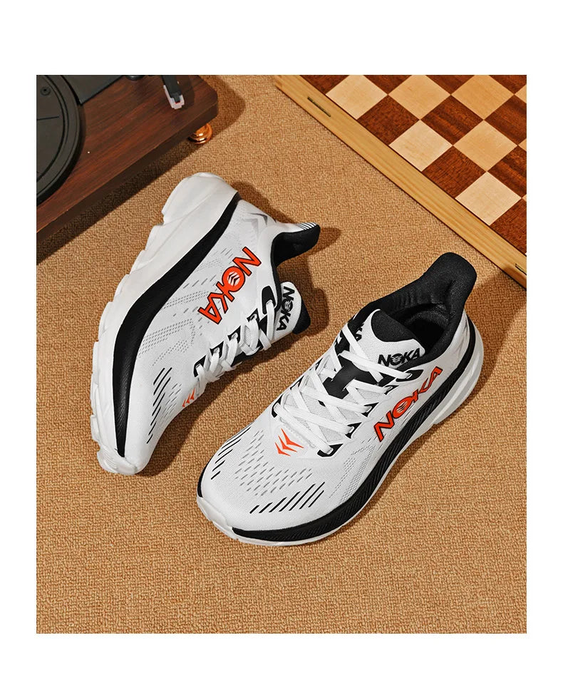 Carbon Plate Running Shoes Mesh Breathable — Cobalt Blue | KIMLUD