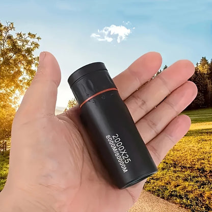 Monocular Telescope – 8–10x Magnification – Glass Lens – Black | KIMLUD