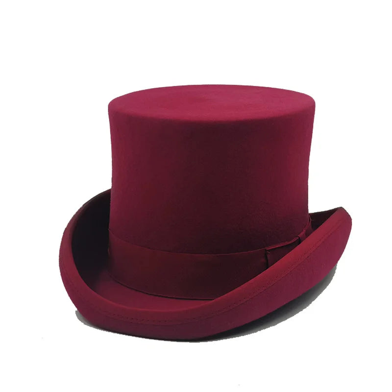 Top Hat - Magician Presidential High Hat - Wool | KIMLUD