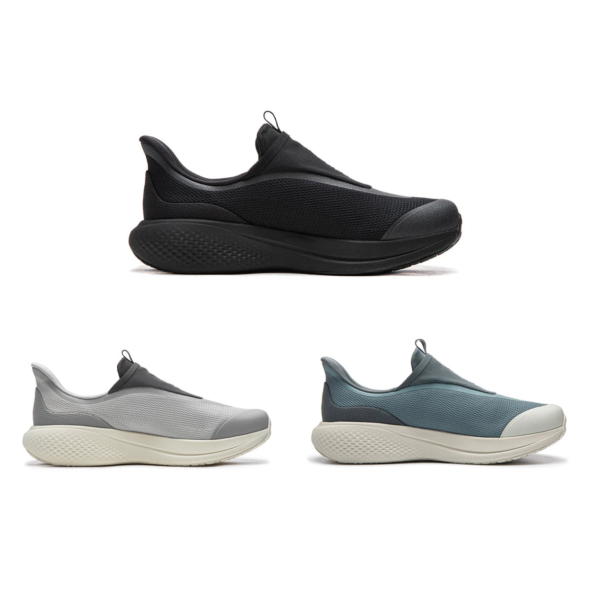 Li-Ning Men's SOFT GO 3 SLIP ON Lifestyle Shoes COMFOAM Breathable Wear-resistant Walking Shoes LiNing Casual Sneakers AGLW009
