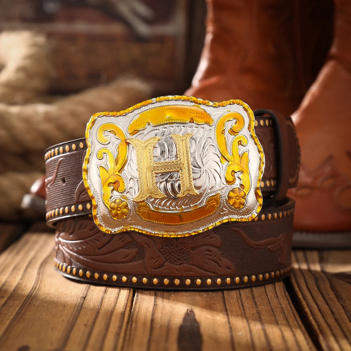 Vintage PU Leather Western Solid Belt — Black | KIMLUD