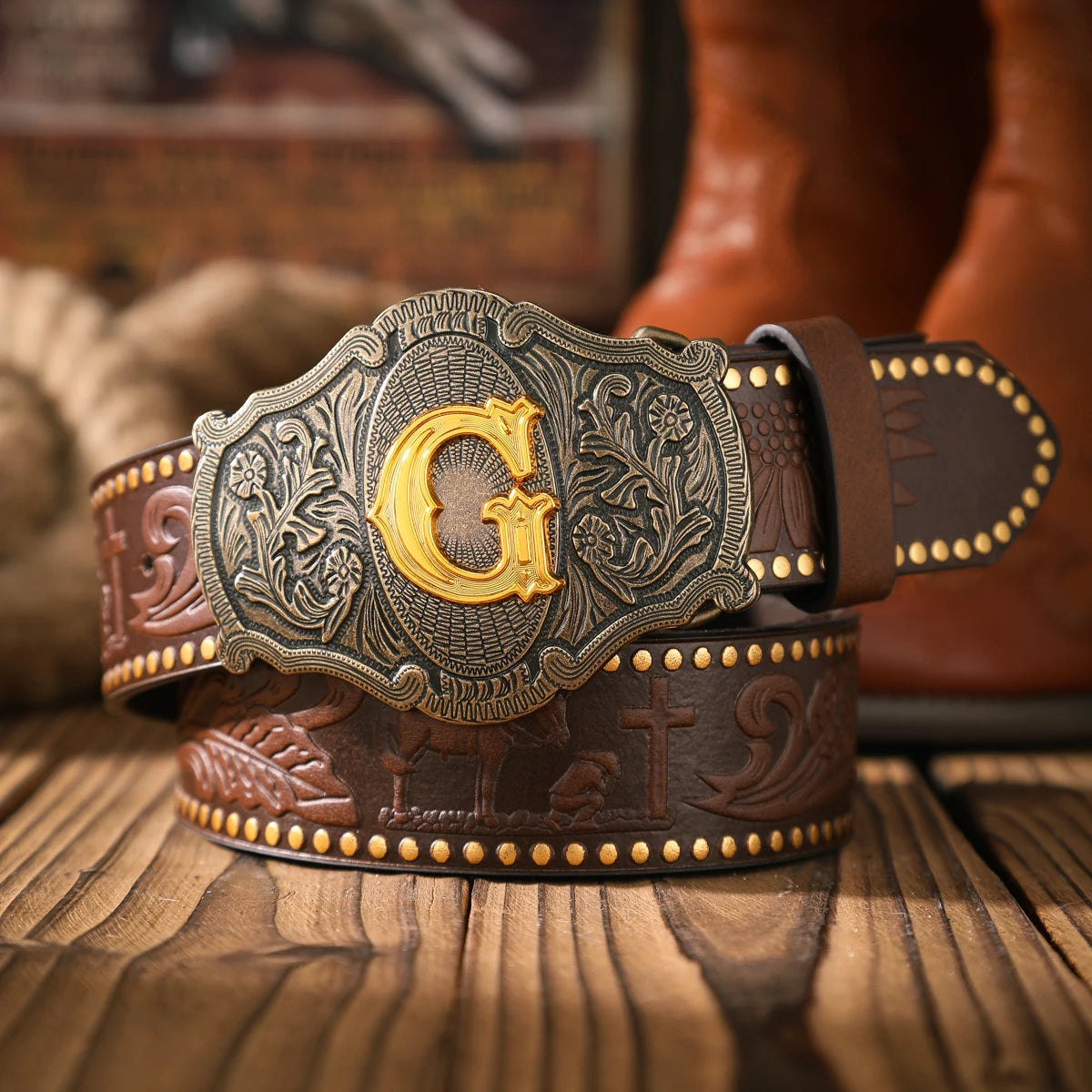 Casual Retro PU Belt With Metal Buckle — Black | KIMLUD