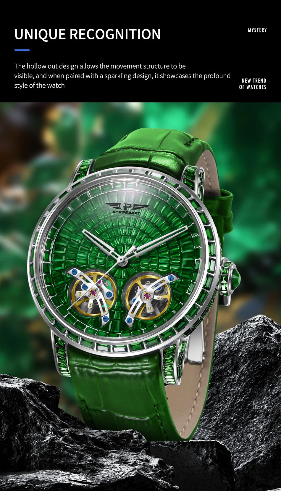 Mechanical Watch – Stainless Steel – Round Dial | KIMLUD