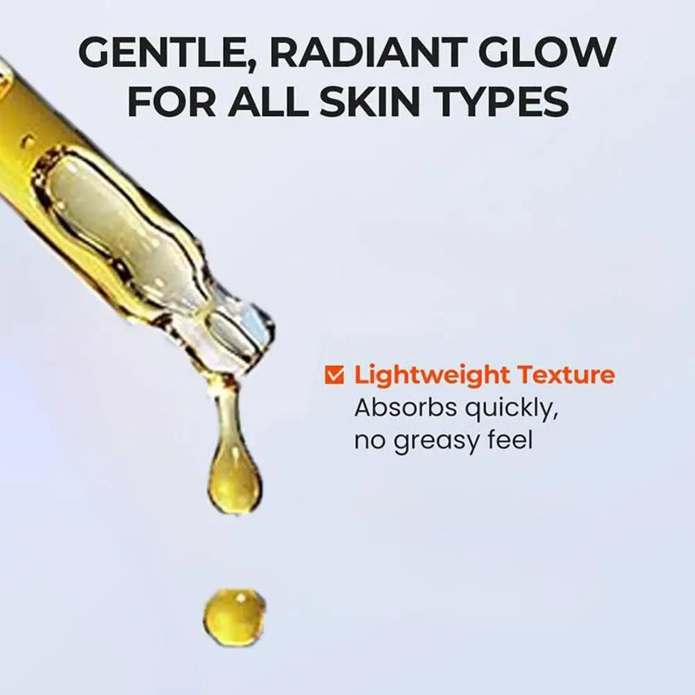 Squalane Jojoba Seabuckthorn Radiance Face Oil Set — Golden Amber | KIMLUD