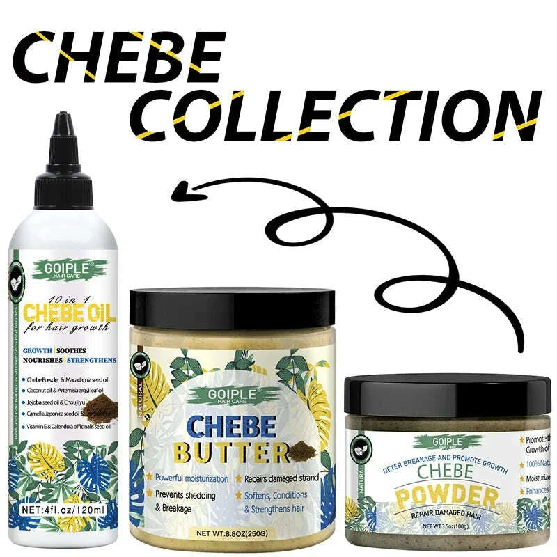 KIMLUD, GOIPLE Chebe Butter Deep Nourishes Repair Damaged Anti Hair Loss Breakage Hair Growth Oil Mask For Hair Growth Treatment, KIMLUD Womens Clothes