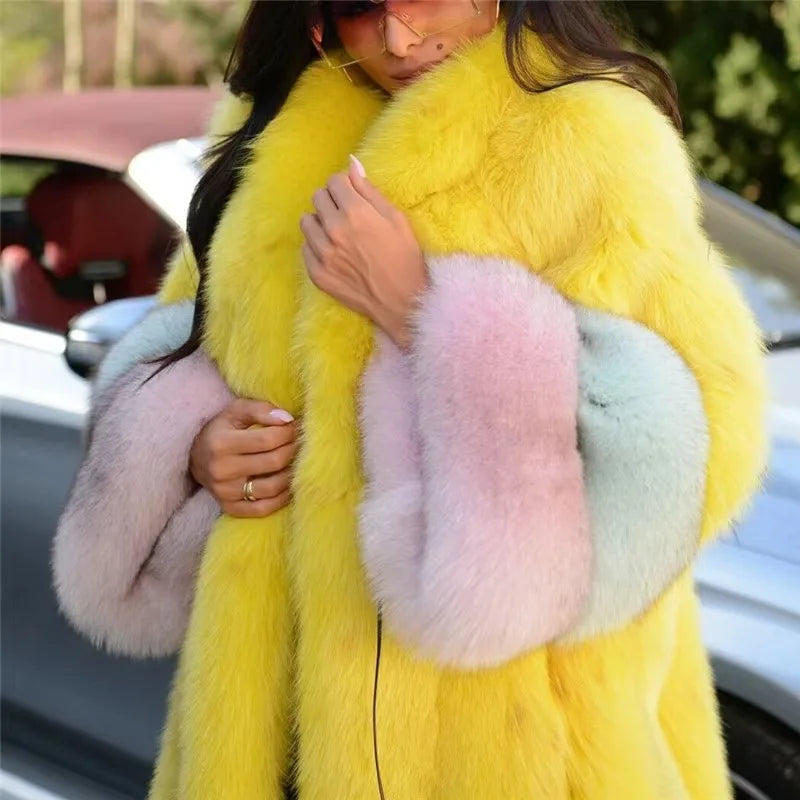 Mink Fur Coat – Genuine Mink Fur – Full Pelt – Long Coat | KIMLUD