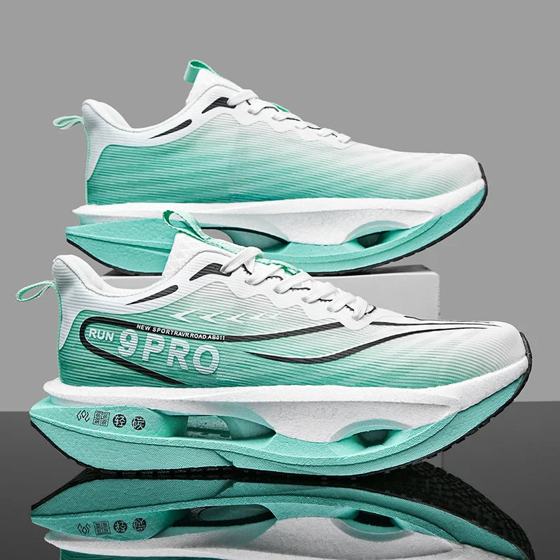 Carbon Board Marathon Running Shoes Men Comfortable Athletic Women's Sneakers Breathable Walking Basketball Sneakers Men