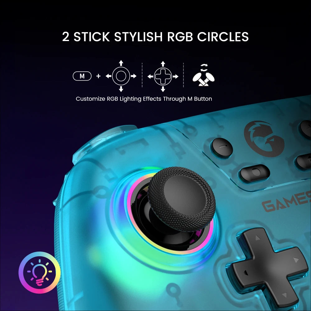 GameSir Nova Wireless Switch Controller Bluetooth Gamepad with Hall Effect for Nintendo Switch 2 iPhone Android Phone PC