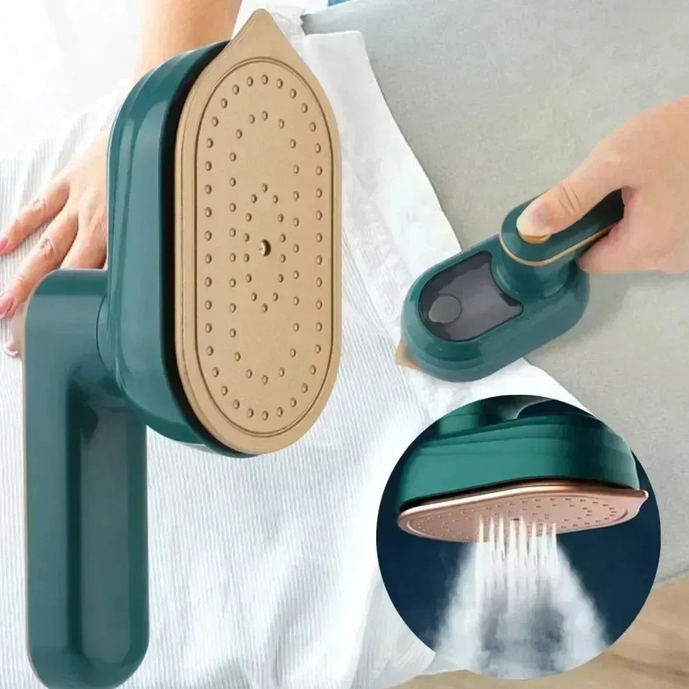 KIMLUD, Portable Steam Iron Home Travel Clothes Ironing Machine Mini Electric Flatiron Space Saving Folding Iron Household Appliances, KIMLUD Womens Clothes
