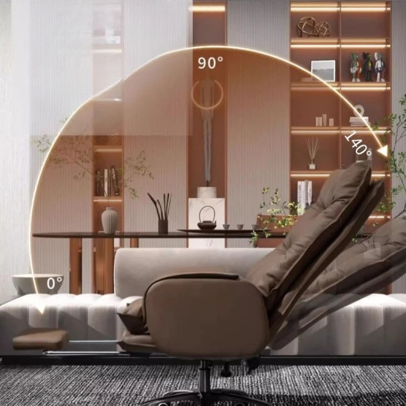 comfortable sedentary Boss chair office business ergonomic Computer chair on wheels Relax bureaustoel ergonomisch Furniture