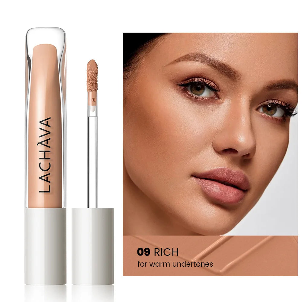 Matte Liquid Concealer High Coverage Waterproof Oil-Control Brighten Under-Eyes — Light Buff | KIMLUD