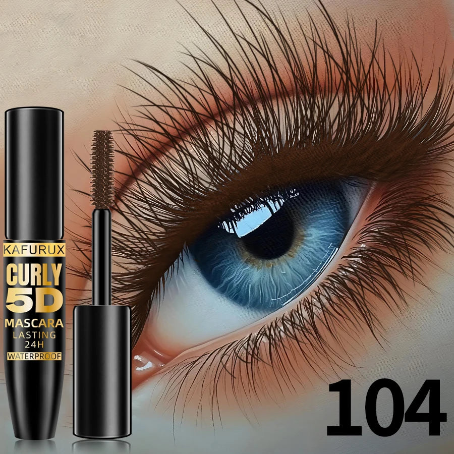 Silk 5D Mascara Waterproof Lengthened Curled Lashes Long Wearing Formula — Black | KIMLUD