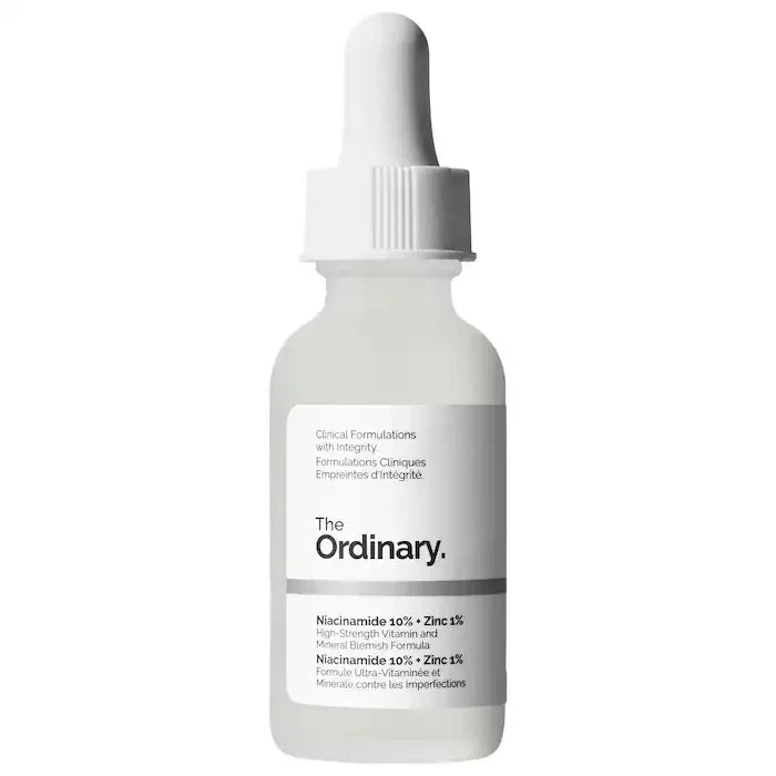 Korean Niacinamide 10% + Zinc 1% Serum 30ml Multi Effect Improve Texture Reduce Excess Oil Strengthen Skin Moisture Barrier
