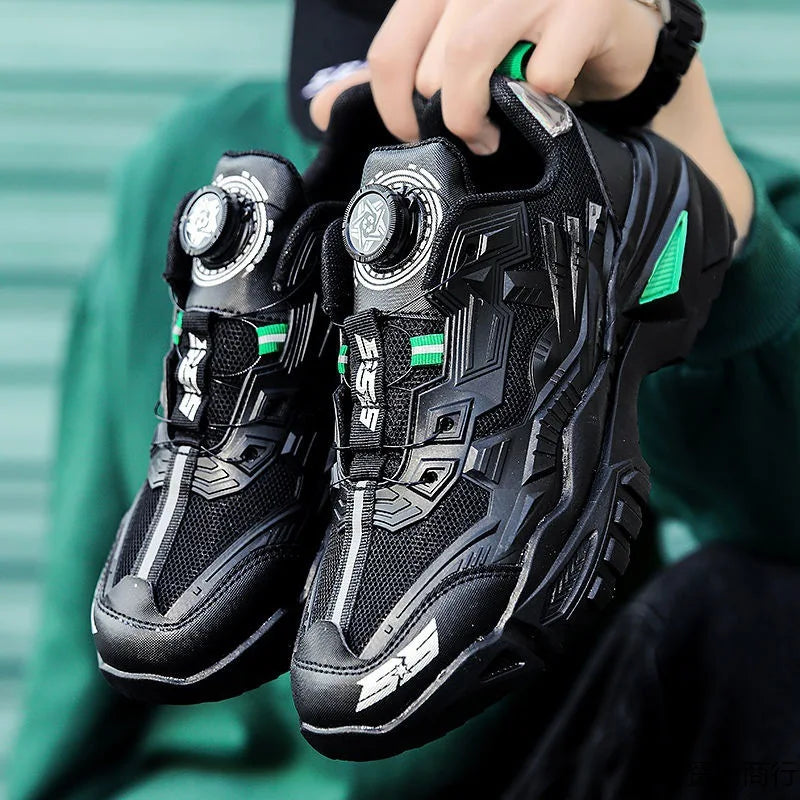 Men's Sport Shoes Thick Bottom Casual Style Fall Fashion Trendy Brand Hong Kong Style Old Dad Shoes Breathable Mesh Upper