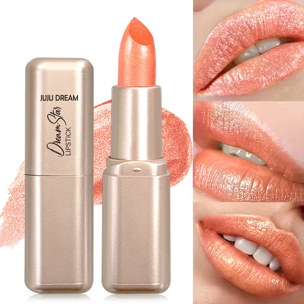 Lipstick – Long-Wear Waterproof – Lip Color – Pearlescent Pink | KIMLUD