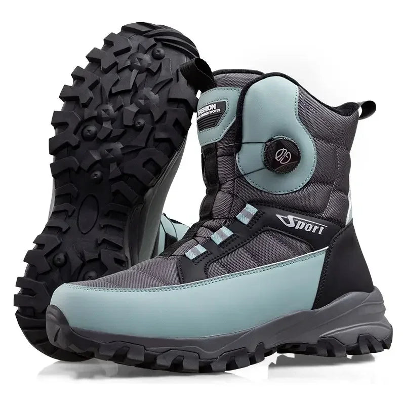 2024 Winter New Thick-soled Non-slip Comfortable Lightweight Velvet Outdoor Cotton Boots Men