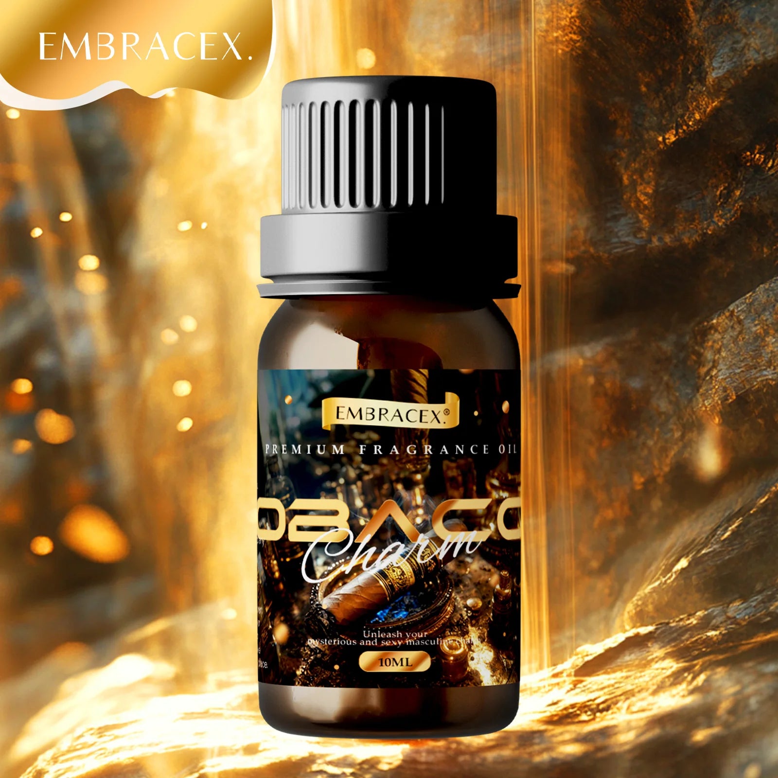 Amber Glass Massage Oil Six-Piece Set — Amber | KIMLUD