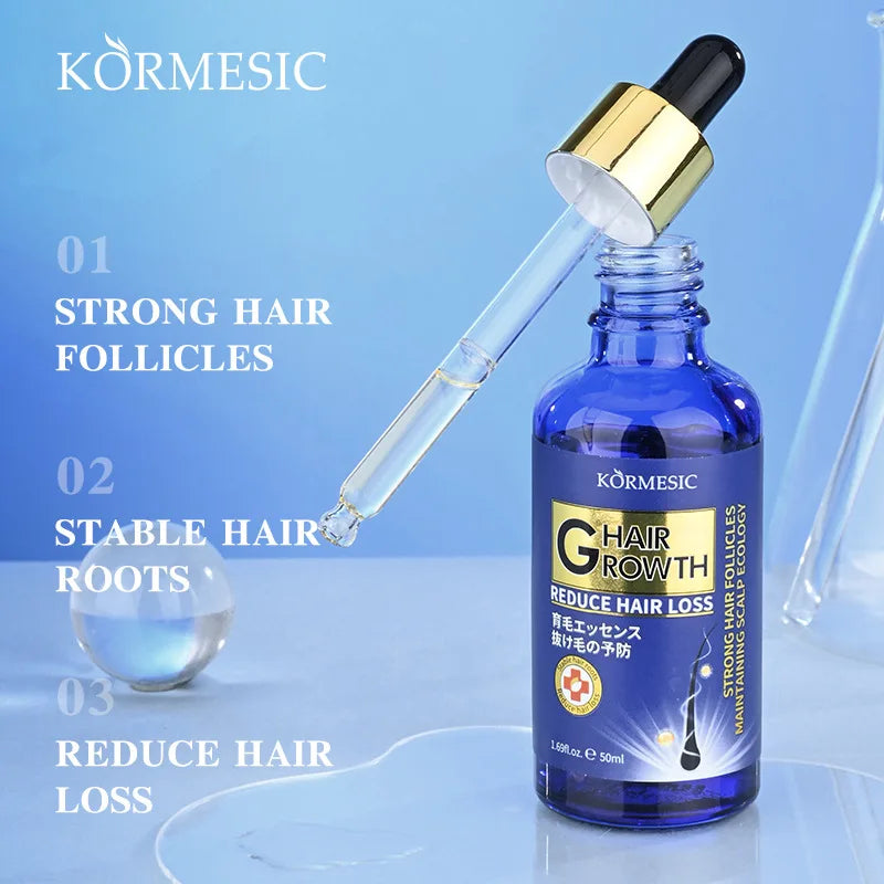 Cobalt Glass Hair Growth Serum — Cobalt Blue | KIMLUD