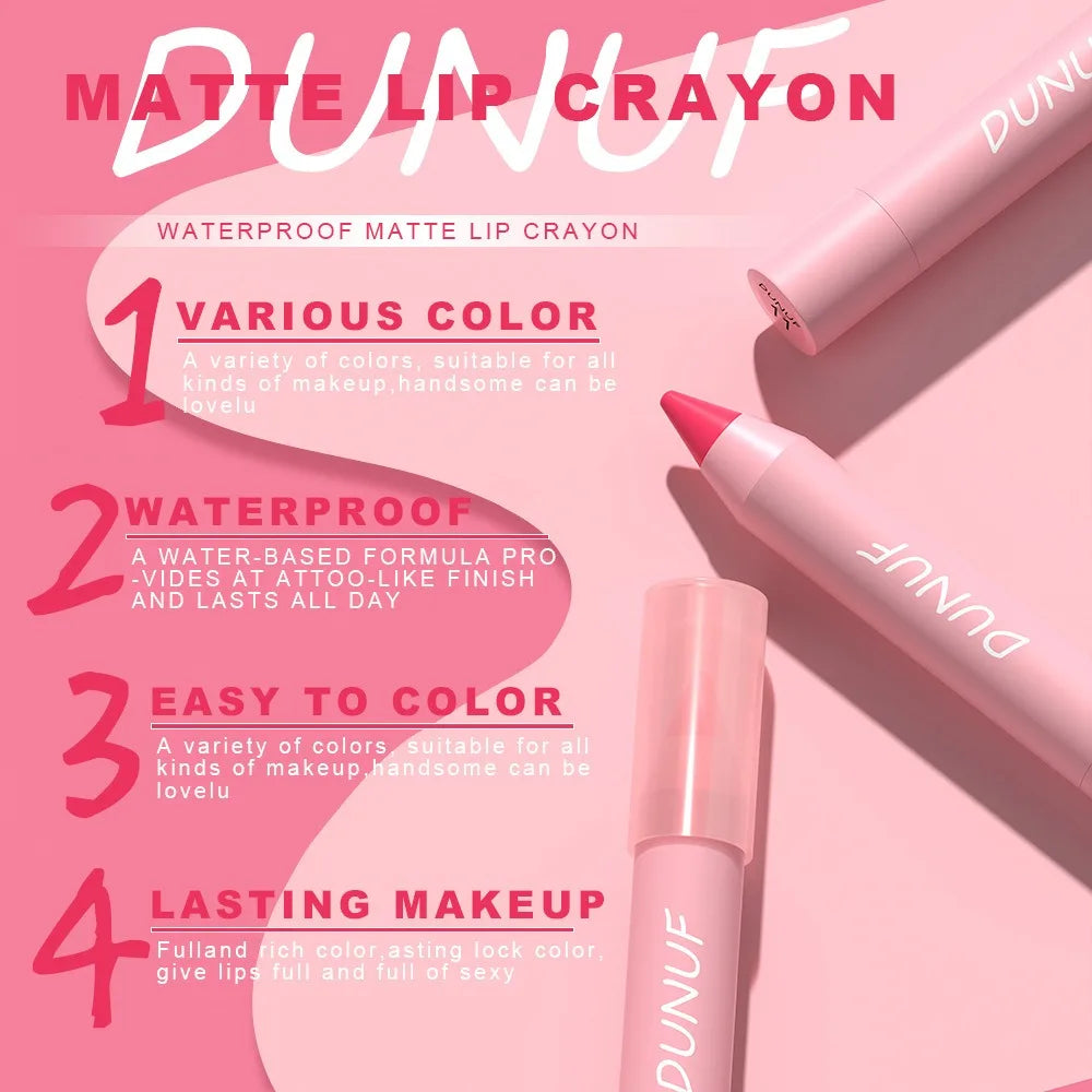 Lipstick Pencil – Waterproof Matte – Pencil – Sexy Red | KIMLUD