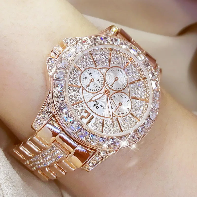 New Women Watch Quartz Diamond Luxury Watch Fashion Top Brand Wristwatch Fashion Watch Ladies Crystal Wristwatches