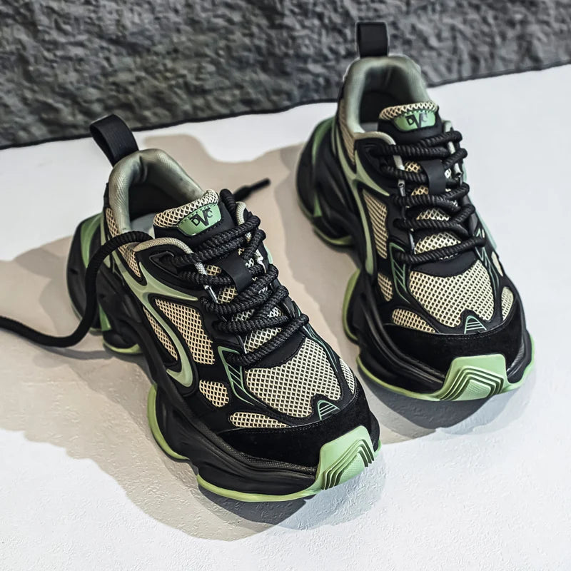 Men's Casual Shoes – Breathable Mesh Upper – Height-Increasing Sole | KIMLUD