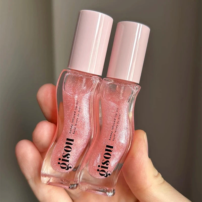 Gisou Original Moisturizing Lip Balm Lip Oil Gloss Care Of The Lips Benetitnt For Lips Plumping Exfoliating Plumping Gloss Oil