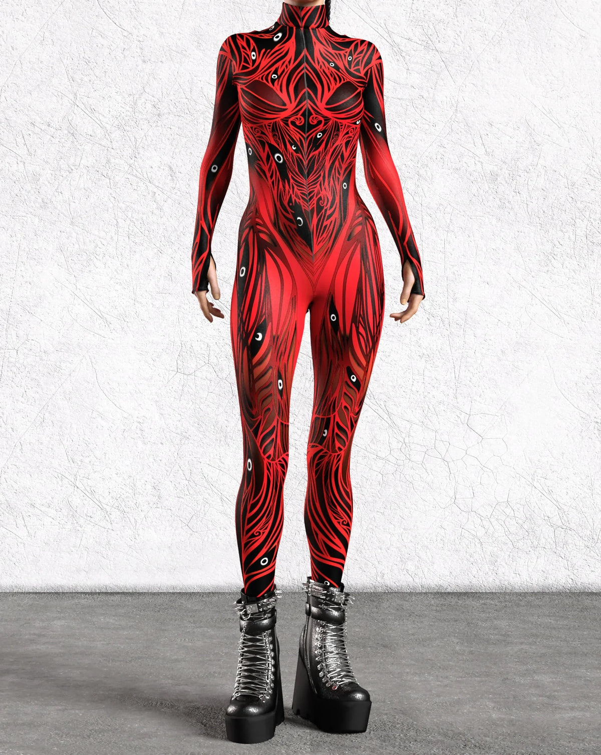 Zentai Suit – 3D Painted Cosplay – Polyester | KIMLUD