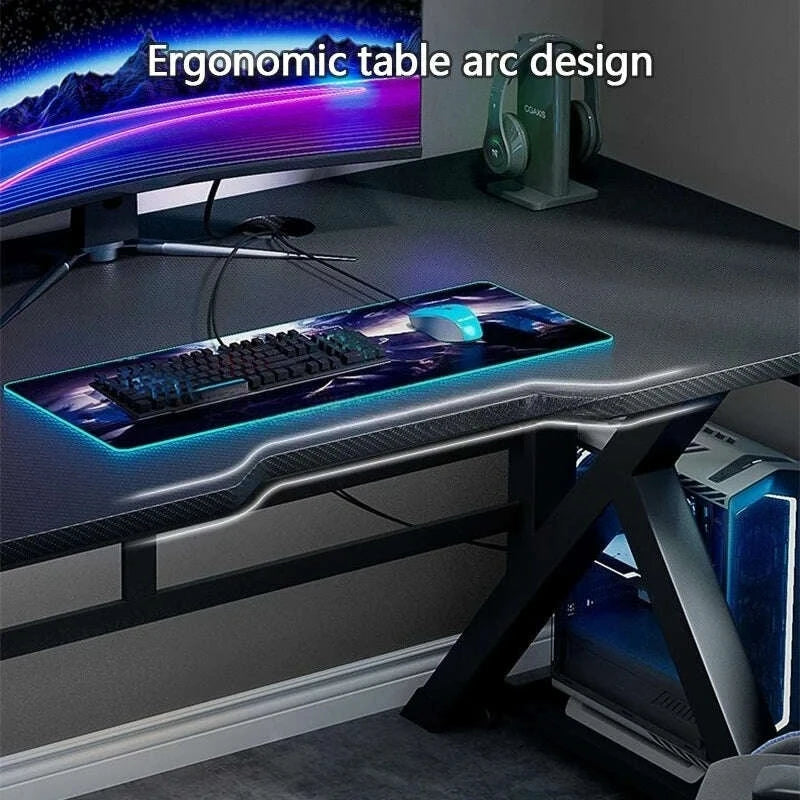 premium-carbon-fiber-ergonomic-gaming-desk-sturdy-k-type-steel-feet-home-room-desk-gamer-table-high-quality-stable-office-tablekimludkimlud-35573160