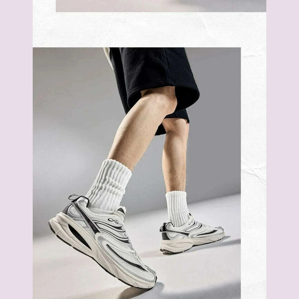 KIMLUD, Xtep Little Basque 2 Casual Shoes for Men 2025 Summer Vintage Breathable Comfortable Non-Slip Durability Sneakers 875219320017, KIMLUD Womens Clothes