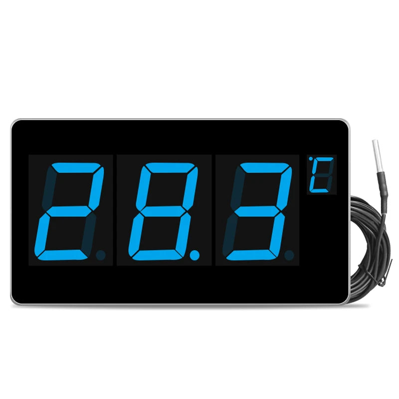 Digital Thermometer Pool and Home For Sauna Room  With Temperature Sensor 3m Wire Meter