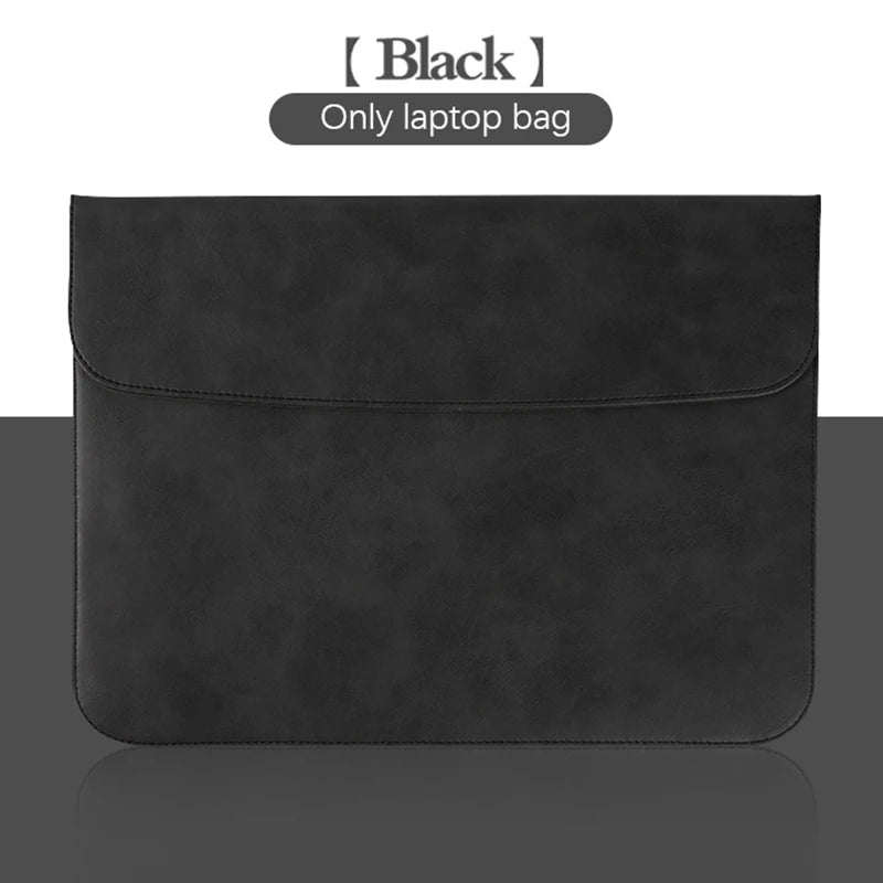 PU Laptop Sleeve 13–16 Inch Protective Fit — Gray | KIMLUD