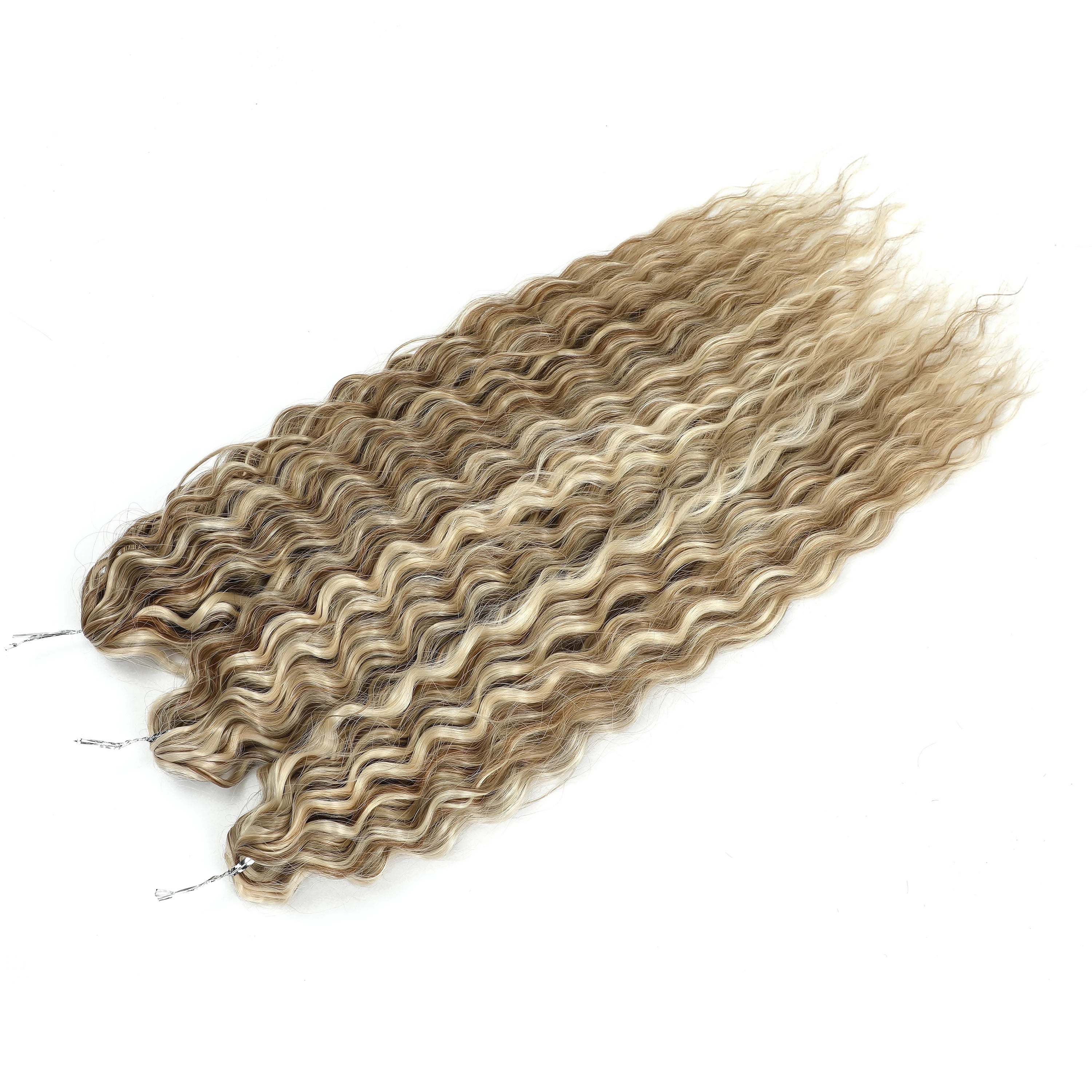 Crochet Braids Synthetic Hair High Temperature — Ombre Brown | KIMLUD