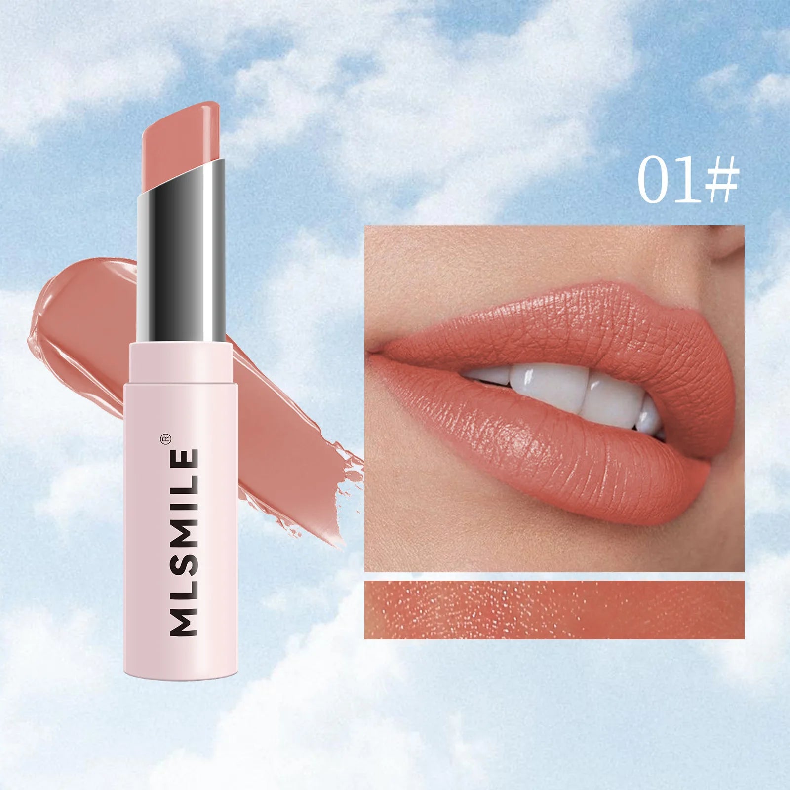 6 Colors  Lipstick Long Lasting Waterproof Lip Stick Crayon Lip Balm Moisturizing Lip Gloss Rotatable Rouge Women Makeup