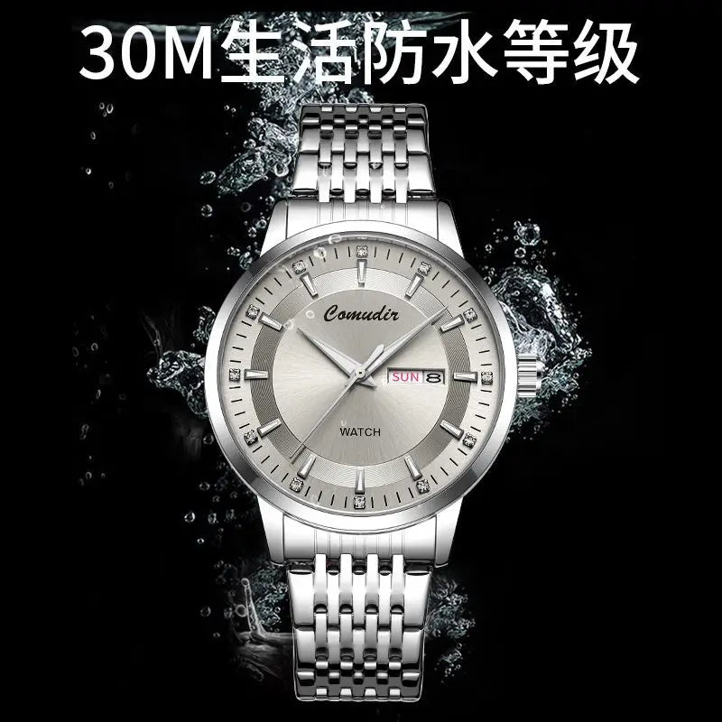 Fully Automatic Mechanical Watch Men's Watch Hollow Waterproof Tide Luminous Double Calendar