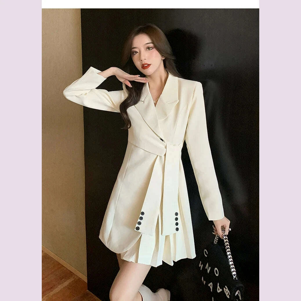 2022-autumn-office-sashes-bandage-waist-tie-blazer-dress-women-long-sleeve-notched-collar-pleated-irregular-mini-vestidos-kimlud-kimlud-33915572